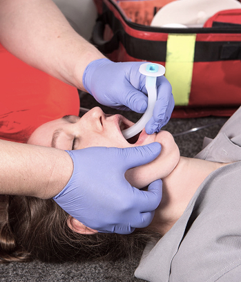 Professional paramedic training instructor